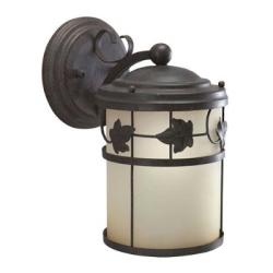 Tuscan 1-light Gold Finish Outdoor Garden Lantern