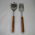 Brown Bone 2-piece Serving Set (India)