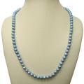 Blue Freshwater Pearl 24-inch Strand (6.5-7 mm)