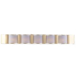 Metro II 5-light Satin Brass Halogen Bath Light