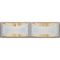 Neo Halogen 2-light Brass Bath Fixture