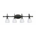 Polynesian Bronze Finish 4-light Vanity