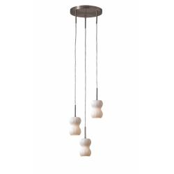 Porcelain Hour Glass Satellite Mini Pendant