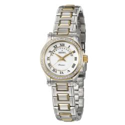 Seiko Women's Premier Two-tone Steel Diamond-accent Watch