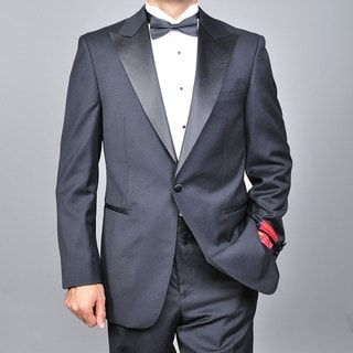 Mantoni Men's Virgin Wool One-button Tuxedo 