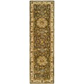 Handmade Heritage Taupe/ Ivory Wool Runner (2'3 x 14')