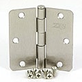 Stone Mill Satin Nickel 3.5-inch Door Hinges (Box of 2)