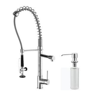 Low Price Kraus Single Lever Pull Out Kitchen Faucet and Dispenser