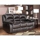 ABBYSON LIVING Brownstone Premium Top-grain Leather Reclining Sofa, Loveseat and Chair