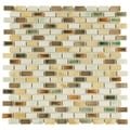 SomerTile 11.75x11.75-in Samoan Subway 0.5x1-in Springfield Porcelain Tile (Pack of 10)