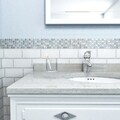 SomerTile 12x12-in Reflections Mini 5/8-in Harmony Glass Mosaic Tile (Pack of 10)
