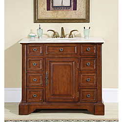 See Reviews Silkroad Exclusive Greenfield Single-sink Bathroom Vanity