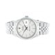 Pre-owned Rolex Datejust Men's White Gold Bezel Florentine Watch