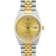 Pre-owned Rolex Datejust Men's Two-tone Champagne Dial Watch