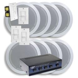 Pyle 4-room In-ceiling Speaker System