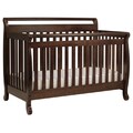 DaVinci Emily 4-in-1 Convertible Crib with Toddler Rail in Espresso