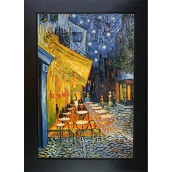 Low Price Van Gogh 'Cafe Terrace at Night' Oil Canvas