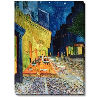 Best Shopping Van Gogh 'Cafe Terrace at Night' Canvas Wall Art