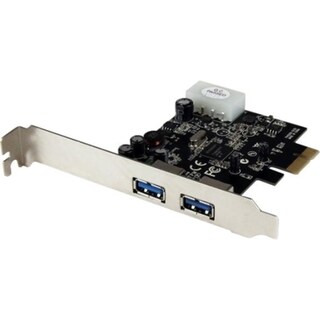 StarTech.com 2 Port PCI Express SuperSpeed USB 3.0 Card Adapter with 