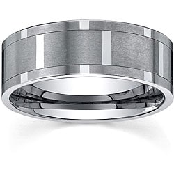 Men's Tungsten Comfort-fit Spinner Band (9 mm)-Image