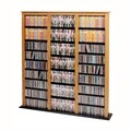 Triple-width Oak Media Tower
