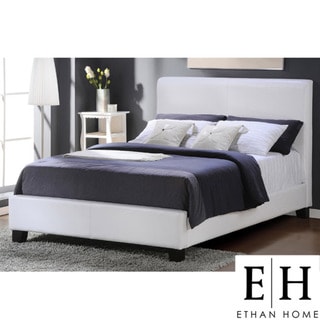 ETHAN HOME Tuscany Villa White Upholstered King-size Bed