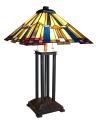 Mission Design Tiffany-style Table Lamp