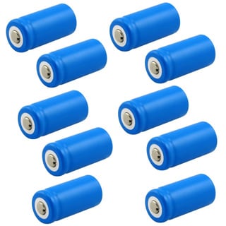 Eforcity 10-pack Lithium Battery- CR123A