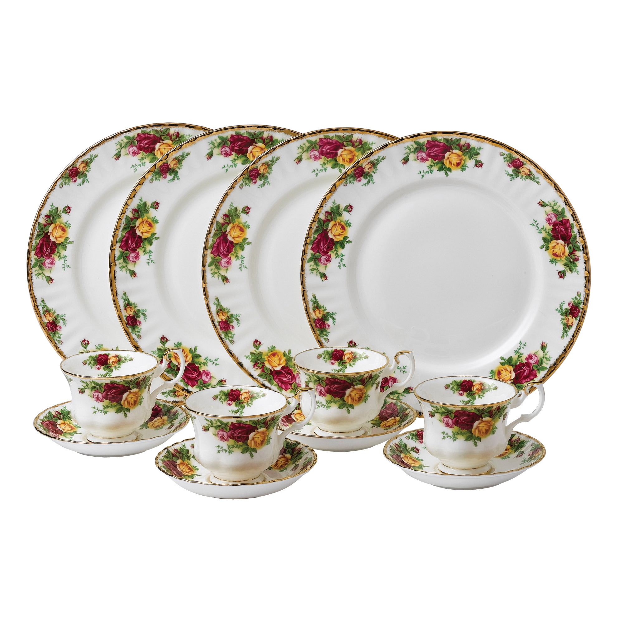 Royal Albert 'Old Country Roses' 12-piece Dinnerware Set - Overstock