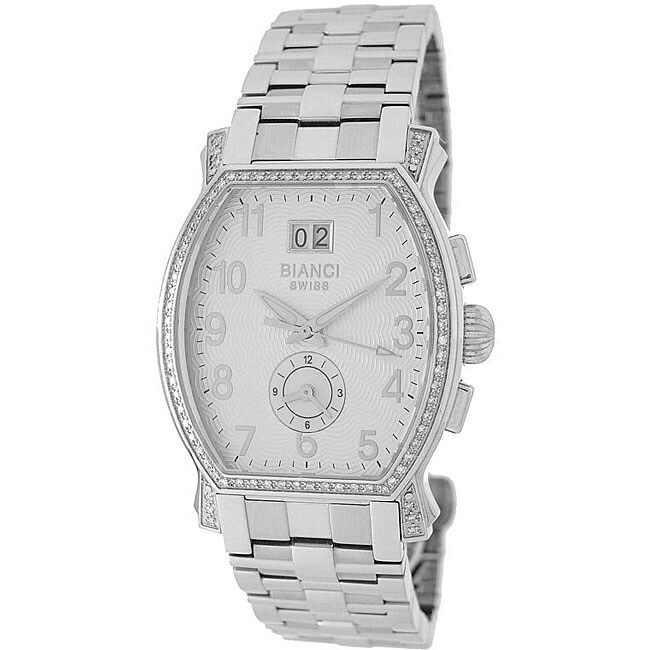 Roberto Bianci Men's Blue Dial Diamond Watch