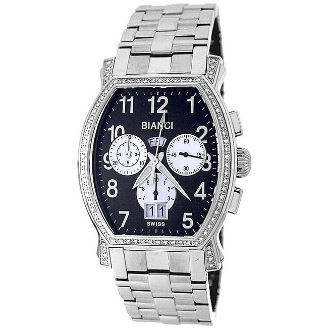 Roberto Bianci Men's 'Eleganza' Diamond-accent Chronograph Watch