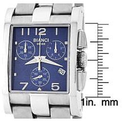 Roberto Bianci Men's Swiss Chronograph Watch with Blue Dial