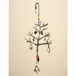 'Love Birds on a Tree' Wind Chime (India)