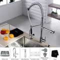 Kraus Stainless Steel Farmhouse Kitchen Sink Combo