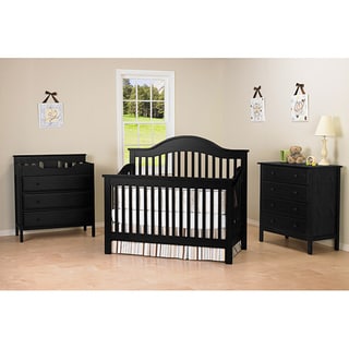 DaVinci Jayden 4-in-1 Convertible Crib with Toddler Rail in Ebony