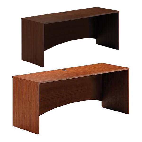 Mayline 72inch Brighton Series Cherry Credenza Overstock Shopping