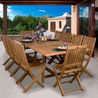 Toulouse 11-piece Teak Dining Set