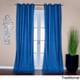 Capri Denim Grommet-top 96-inch Curtain Panel Pair