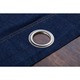 Capri Denim Grommet-top 96-inch Curtain Panel Pair