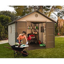 Lifetime Outdoor Storage Shed (11' x 13.5') - Overstock™ Shopping ...
