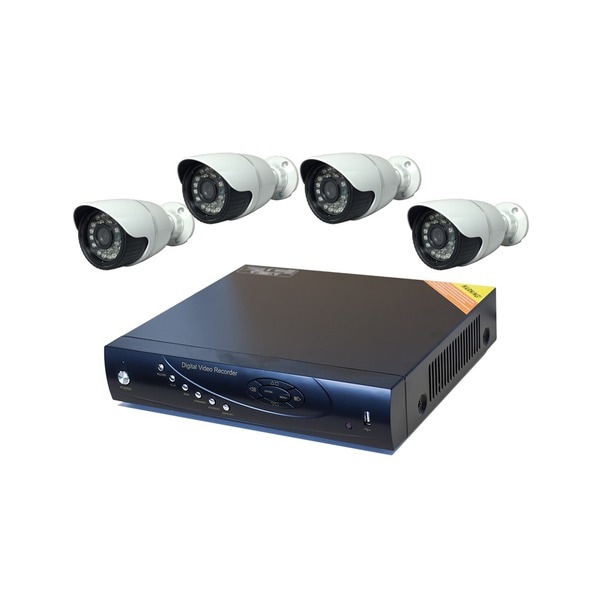 Aposonic A-BR1B4-C250 4-ch 720p Audio/Video Input DVR with 4x 720p Cameras and 500GB HD