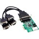 StarTech.com 4 Port Low Profile Native RS232 PCI Express Serial Card 