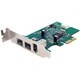 StarTech.com 3 Port 2b 1a Low Profile 1394 PCI Express FireWire Card 