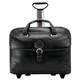 Siamod 'Carugetto' Leather Detachable Wheeled Laptop Case