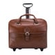 Siamod 'Carugetto' Leather Detachable Wheeled Laptop Case