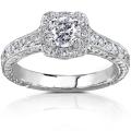 14k White Gold 3/4ct TDW Diamond Engagement Ring