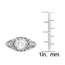 Tressa Sterling Silver Round-cut CZ Ring