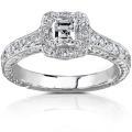 14k White Gold 3/4ct TDW Diamond Engagement Ring (H-I, SI-I)