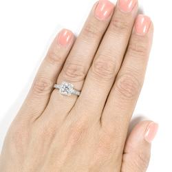 14k White Gold 1ct TDW Diamond Engagement Ring (H-I, I1-I2)