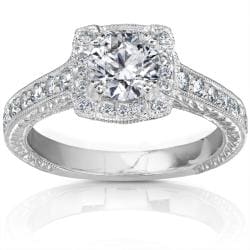 14k White Gold 1ct TDW Diamond Engagement Ring